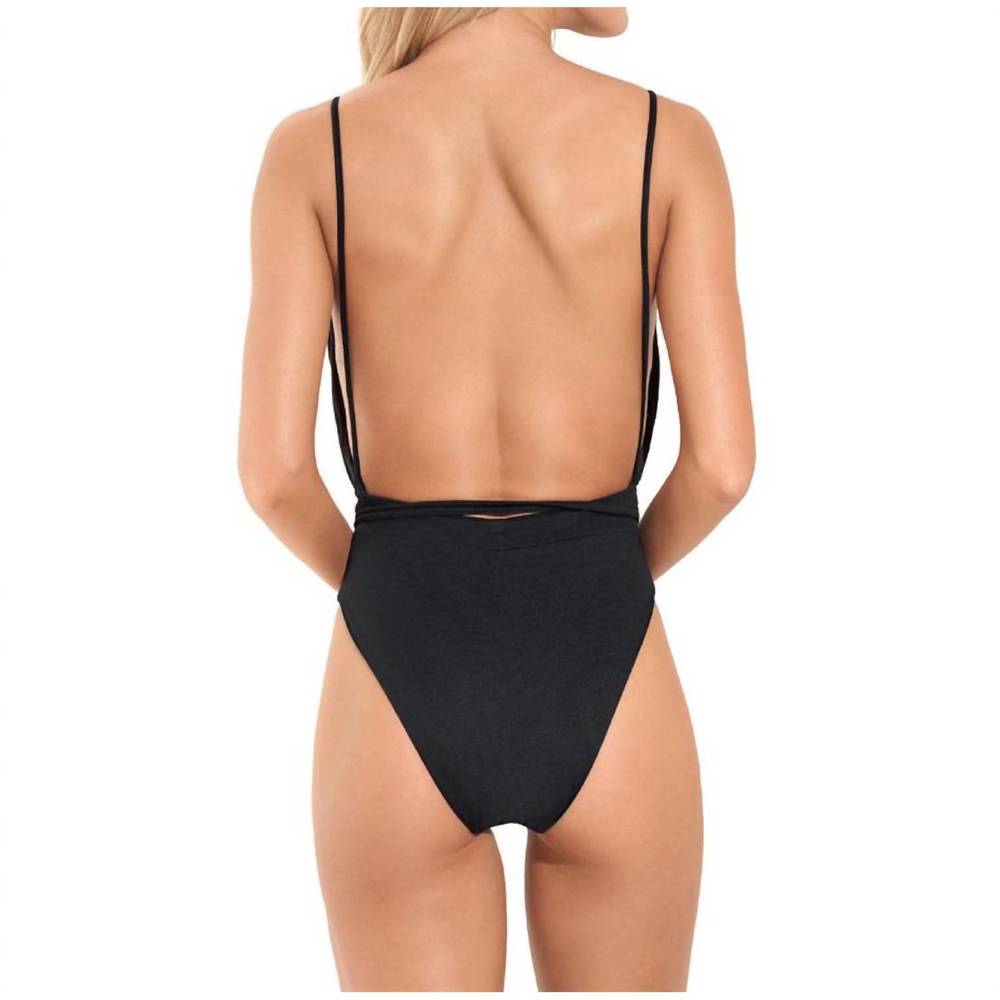 NEW MAAJI black orchid safari one piece in black - Picture 2 of 3